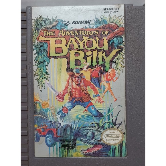 Nintendo NESThe Adventures of Bayou BillyKonami Video Game
